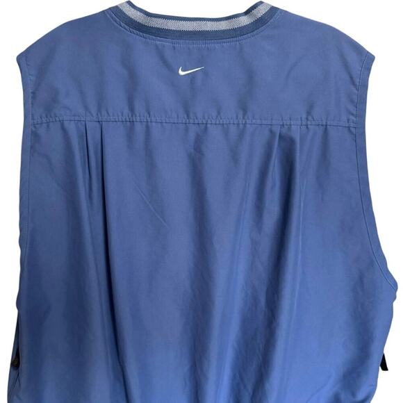 Nike Men’s Golf Vest Pullover Windbreaker V Neck Sleeveless Blue Size XL - Picture 7 of 9